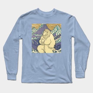 Yeti Hiking in the Himalayas Long Sleeve T-Shirt